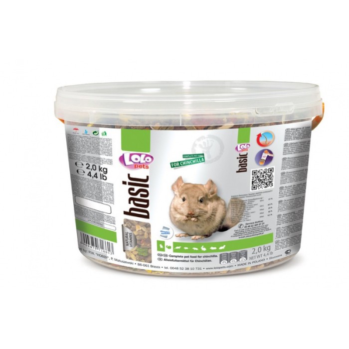 "Lolopets" Корм для шиншил 2 кг